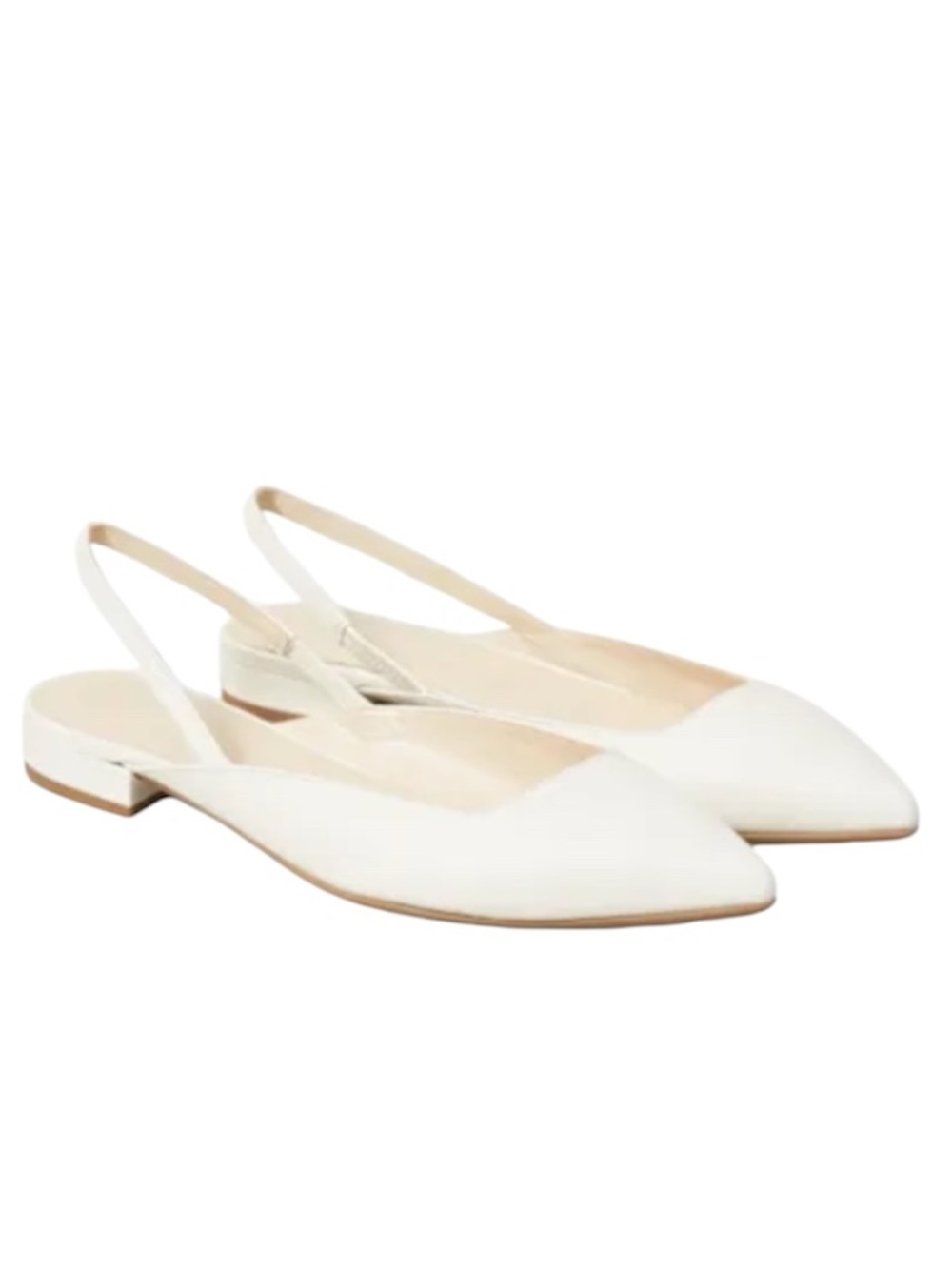 NWOB Everlane The Editor Slingback Heel in Bone